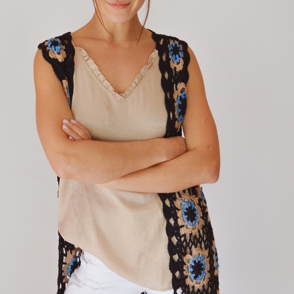 Nude Ruffled Cami Top - Picture 4 of 7